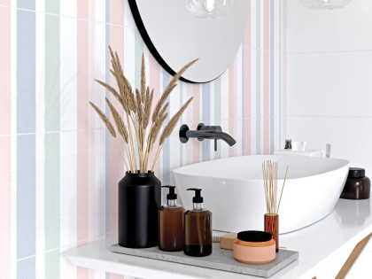 Плитка Meissen Keramik Trendy линии многоцветный 25x75 TYU452