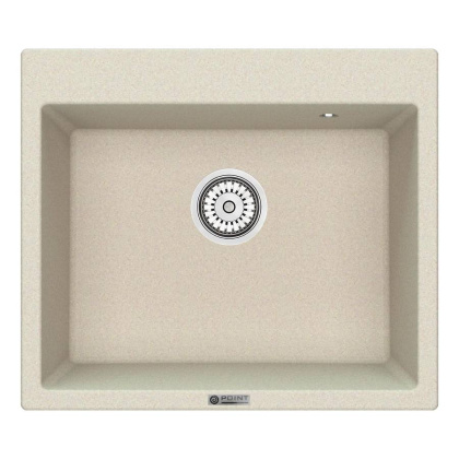 Мойка кухонная Point Бинга 60 PN3003BG, светло-бежевый Мойка кухонная Point Бинга 60 PN3003BG, светло-бежевый