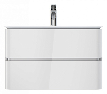 M30FHX0802WG Sensation, База под раковину, подвесная, 80 см, ящики, Белый, глянцевая, шт