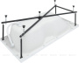 Каркас сварной для акриловой ванны Aquanet Polo 170x80