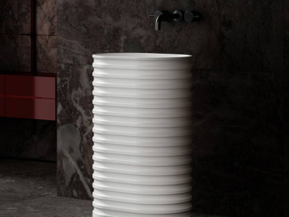 Раковина отдельностоящая ABBER Stein AS2550-H белая матовая