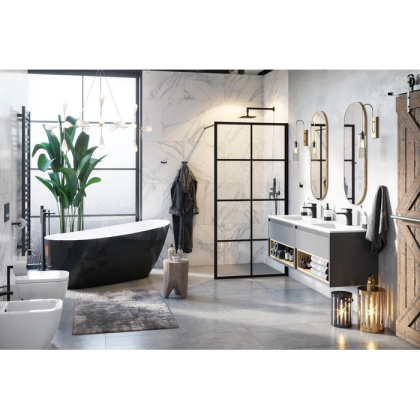 Стенка EXCELLENT Fabrika 120 см (черный мат)