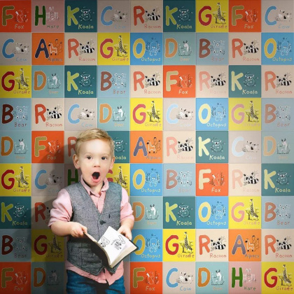 Декор OS\A234\5011 Зоопарк R бежевый (20см*20см*6,9мм) (10шт/0,4м2) , шт