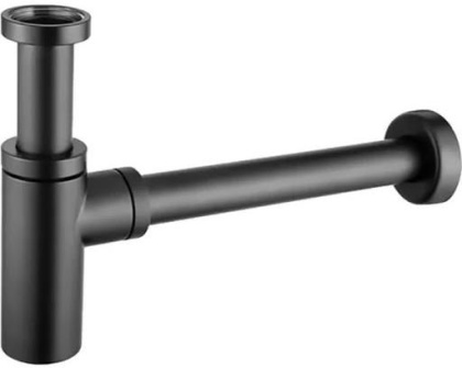 Сифон для раковины Paffoni ZACC240NKN никель черный брашированный Сифон для раковины Paffoni ZACC240NKN никель черный брашированный