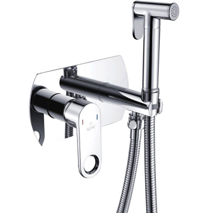 Гигиенический душ со смесителем Rose R205, хром