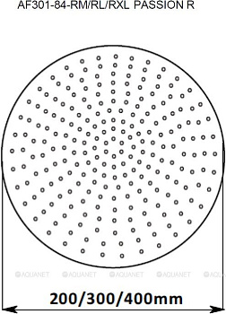 Верхний душ Aquanet Passion AF301-84-RL