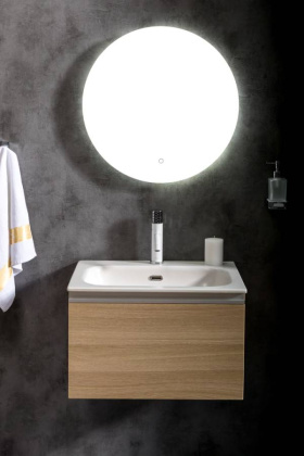 Тумба без раковины Vallessi 60*46см LIGHT OAK, 1 полка 837-060-L Boheme