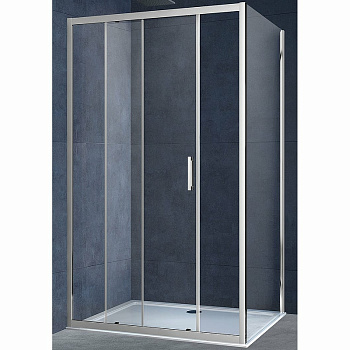 Душевой уголок Alpha VSR-3AL9013CL, 1300*900, хром, стекло прозрачное