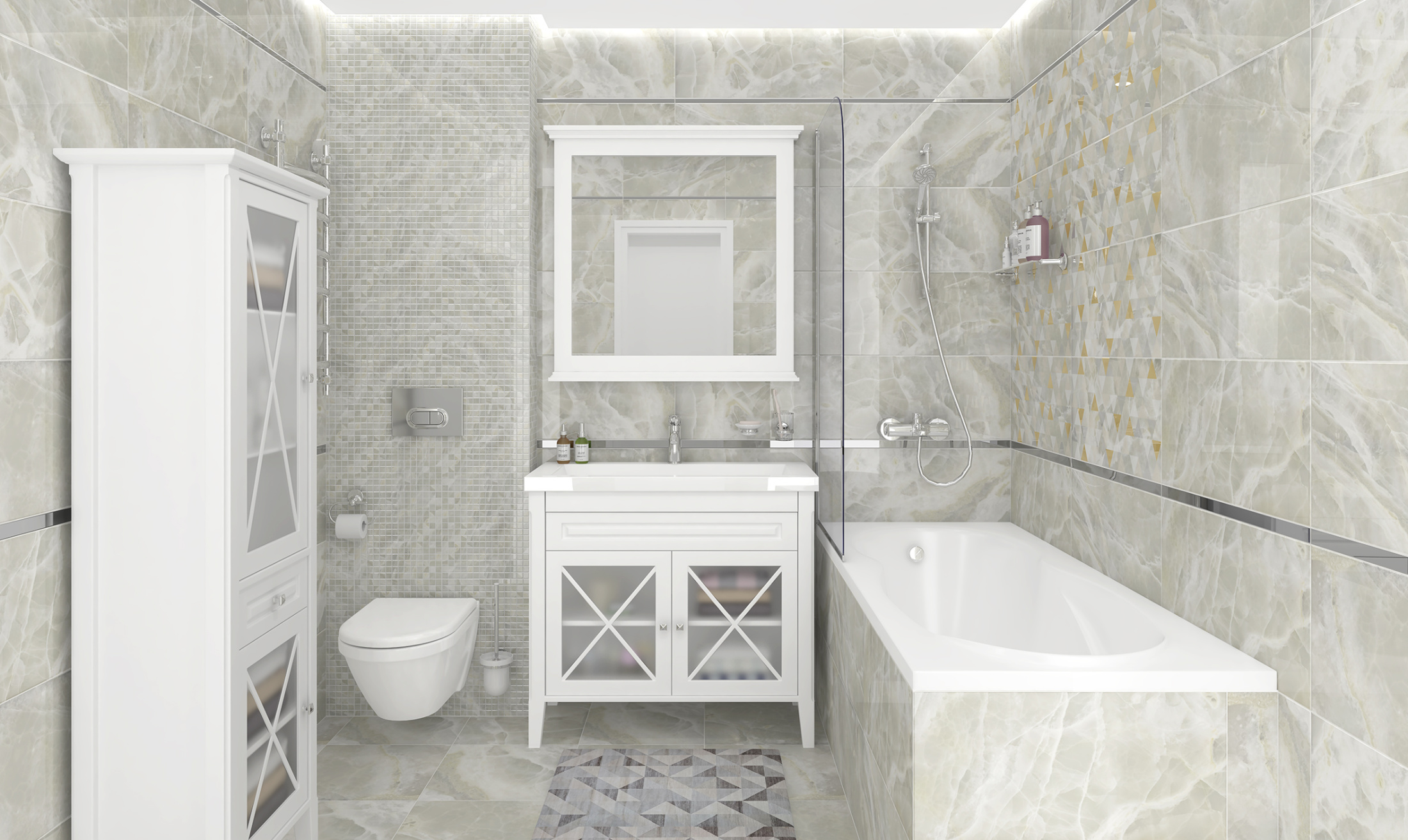 Декор Plazma Avers зелёный 30*60,шт