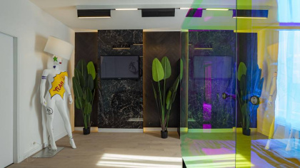 Керамогранит GRANDE MARBLE LOOK CALACATTA BLACK LUX RT 120х278