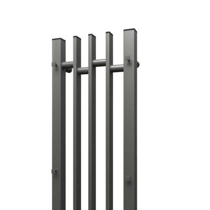 Полотенцесушитель электрический Point Фрея PN20738GB П2 180x800 диммер слева, графит блеск Полотенцесушитель электрический Point Фрея PN20738GB П2 180x800 диммер слева, графит блеск