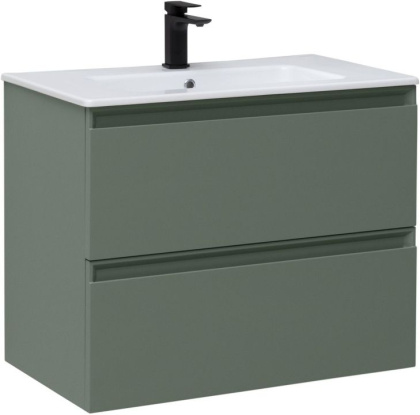 Тумба под раковину Allen Brau Eclipse 80 1.E1002.CGM олива матовый