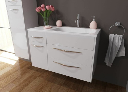 Комплект мебели Barcelona 900х450 правосторонний подвесной 3 ящика 1 дверь (ШхГхВ) 898х446х607 Комплект мебели Barcelona 900х450 правосторонний подвесной 3 ящика 1 дверь (ШхГхВ) 898х446х607