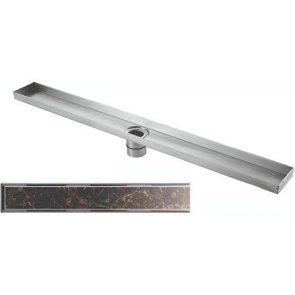 Душевой лоток RGW Shower Drain SDR-02-Q 21210210-02 с решеткой под плитку Душевой лоток RGW Shower Drain SDR-02-Q 21210210-02 с решеткой под плитку