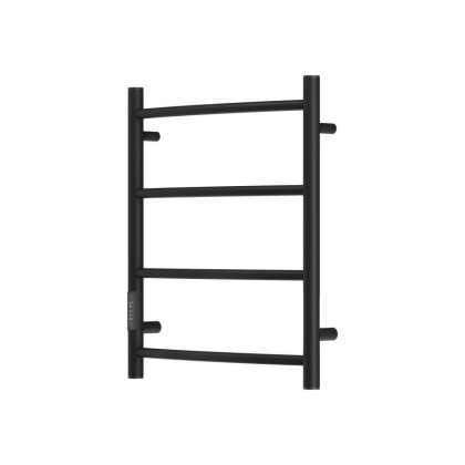 Полотенцесушитель электрический Point Афина PN04756B П4 500x600 диммер слева, черный Полотенцесушитель электрический Point Афина PN04756B П4 500x600 диммер слева, черный