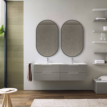 Зеркало LED VLM-3AU900B 500x900 c сенсорным выключателем и диммером Зеркало LED VLM-3AU900B 500x900 c сенсорным выключателем и диммером