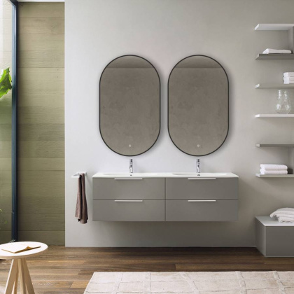 Зеркало LED VLM-3AU900B 500x900 c сенсорным выключателем и диммером Зеркало LED VLM-3AU900B 500x900 c сенсорным выключателем и диммером