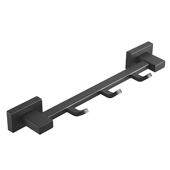 Планка с 3 крючками Черн., SG5631H Shevanik, Черный