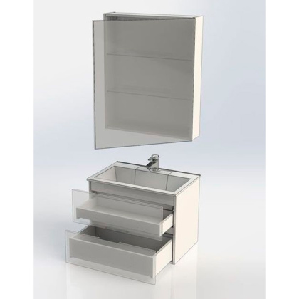 Мебель для ванной Aquanet Алвита 70 серый антрацит Мебель для ванной Aquanet Алвита 70 серый антрацит