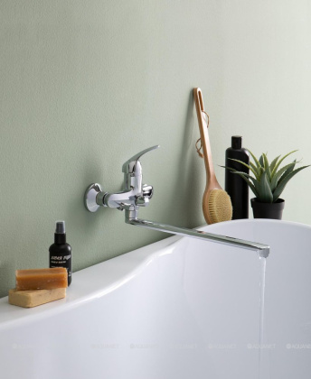 Смеситель для ванны с душем Aquanet Practic AF100-21С