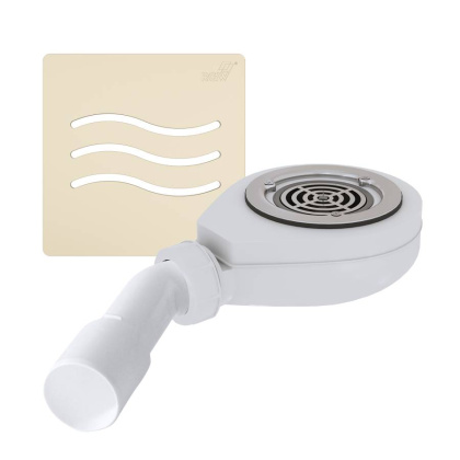 Сифон для душевых поддонов RGW S-016-1 Волна Бежевый 90 мм Сифон для душевых поддонов RGW S-016-1 Волна Бежевый 90 мм