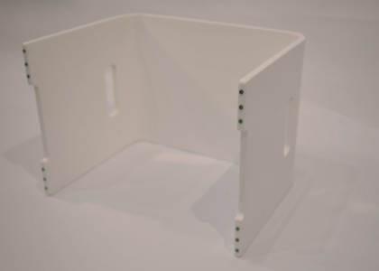 Стульчик для ванны "Nuvo", 29х42х38 см, белый, У74428