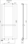 Полотенцесушитель электрический Allen Brau Infinity 120x44 с рейлингом и креплением, медь браш Полотенцесушитель электрический Allen Brau Infinity 120x44 с рейлингом и креплением, медь браш
