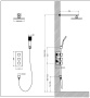 Душевая система Timo Tetra-Thermo SX-0179/17SM скрытого монтажа с термостатом, золото матовое Душевая система Timo Tetra-Thermo SX-0179/17SM скрытого монтажа с термостатом, золото матовое