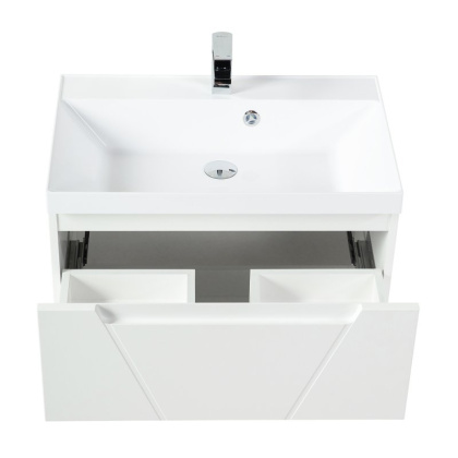 Тумба с раковиной подвесная BelBagno VITTORIA 70 Bianco Lucido-P,раковина белая Тумба с раковиной подвесная BelBagno VITTORIA 70 Bianco Lucido-P,раковина белая