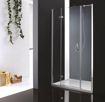 BERGAMO-W-B-13-100+60/60-C-Cr-L Душевая дверь