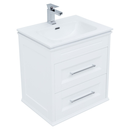 Комплект мебели для ванной Aquanet Бостон М 60 белый матовый Комплект мебели для ванной Aquanet Бостон М 60 белый матовый