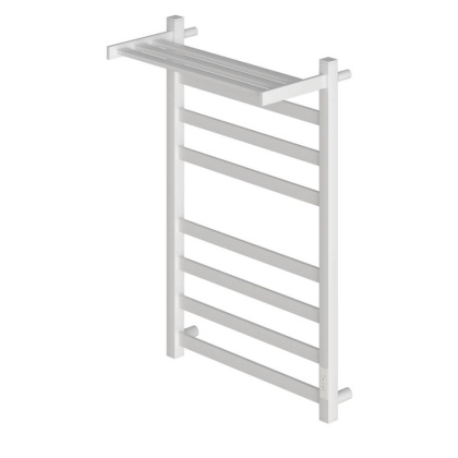 Полотенцесушитель электрический Point Меркурий PN83858PW П7 500x800 с полкой, диммер справа, белый Полотенцесушитель электрический Point Меркурий PN83858PW П7 500x800 с полкой, диммер справа, белый