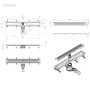 W01SC-P11-070-01SB MasterFlow Трап для душа линейный универс затвор Cut Gradient 70см цвет сталь мат W01SC-P11-070-01SB MasterFlow Трап для душа линейный универс затвор Cut Gradient 70см цвет сталь мат
