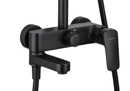 Душевая система 3jet 250мм AQUATEK, матовый черный AQ2040MB Душевая система 3jet 250мм AQUATEK, матовый черный AQ2040MB