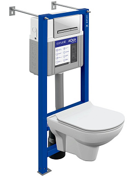 Комплект CITY CO DPL EO slim + AQUA SMART M40 + PILOT стекло белый