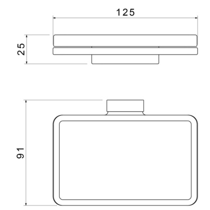 Мыльница Timo Torne 43022/03 черный матовый Мыльница Timo Torne 43022/03 черный матовый