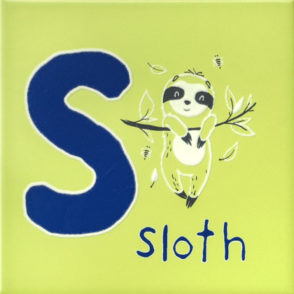 Декор OS\A233\5110 Зоопарк S зелёный (20см*20см*6,9мм) (10шт/0,4м2) , шт