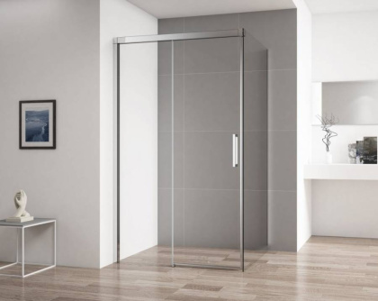 Душевой уголок DUET SOFT-A-1-100/100-C-Cr-L Условные размеры, мм:1000x1000x1950 Габариты с диапазоном регулировок, мм:(975-1025)x(980-1005)x1950 Ширина входа, мм:385  Душевой уголок DUET SOFT-A-1-100/100-C-Cr-L Условные размеры, мм:1000x1000x1950 Габариты с диапазоном регулировок, мм:(975-1025)x(980-1005)x1950 Ширина входа, мм:385