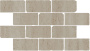 Бордюр Сан-Марко мозаичный бежевый матовый обрезной 46,5x26,5x0,9