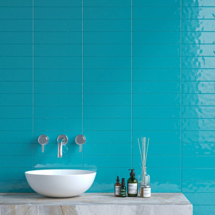 Керамическая плитка Carmen Dynamic Celeste 7,5х30