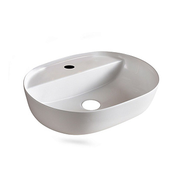 Умывальник накладной, овальный, белый, Point Виктория 51, PN43066