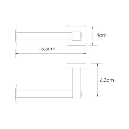 Rhin K-8796 Держатель туалетной бумаги Rhin K-8796 Держатель туалетной бумаги