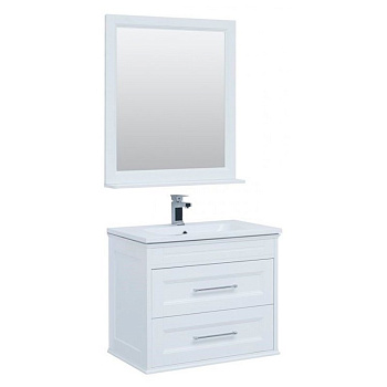 Мебель для ванной Aquanet Бостон М 80 белый( лит. мрамор)