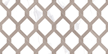 Плитка настенная Statuario табачный узор 08-00-17-2466 20х40 (15шт/1,2м2), м2