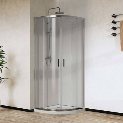 Душевой уголок City VSQ-5CT800CL, 800*800, хром, стекло прозрачное Душевой уголок City VSQ-5CT800CL, 800*800, хром, стекло прозрачное