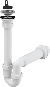 Сифон трубчатый с нержавеющей peшeткой DN70 Сифон трубчатый с нержавеющей peшeткой DN70