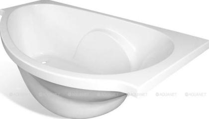 Ванна из искусственного мрамора Эстет Грация R 170x94 Ванна из искусственного мрамора Эстет Грация R 170x94