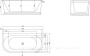 Акриловая ванна BELBAGNO BB408-1700-800 Акриловая ванна BELBAGNO BB408-1700-800