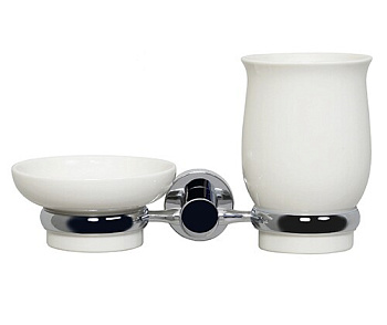 K-24226 Держатель стакана и мыльницы K-24226 Держатель стакана и мыльницы