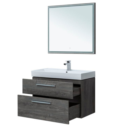 Мебель для ванной Aquanet Nova 90 дуб рошелье (2 ящика) Мебель для ванной Aquanet Nova 90 дуб рошелье (2 ящика)